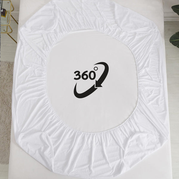 Jointless Recommended Premium & Export Quality Terry Cotton 100% Waterproof Fitted Style Mattress Protector