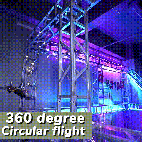 🎉🎉RC Stunt Fighter Jet Toy for Kids with 360° Flips & LED Lights