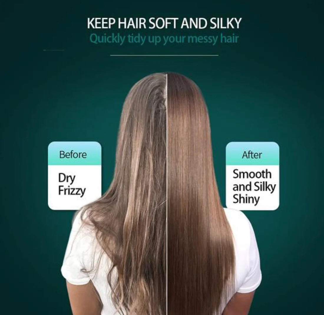 Hair Straightener Comb Brush